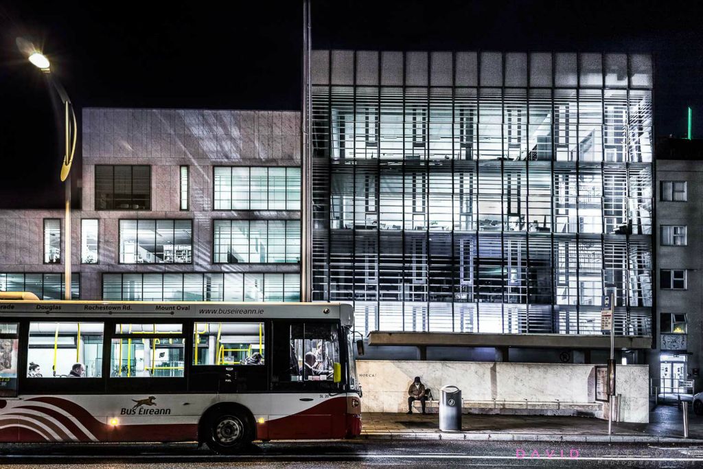 Bus stop at the City Hall 