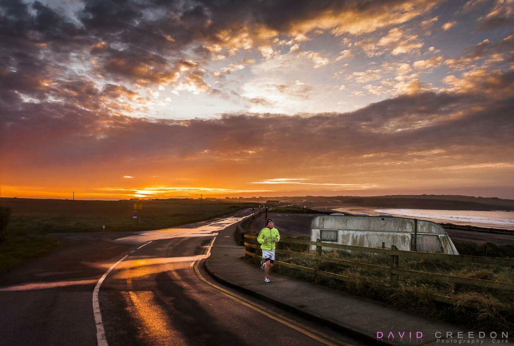 Early morning runner at Garrettstown Co. Cork