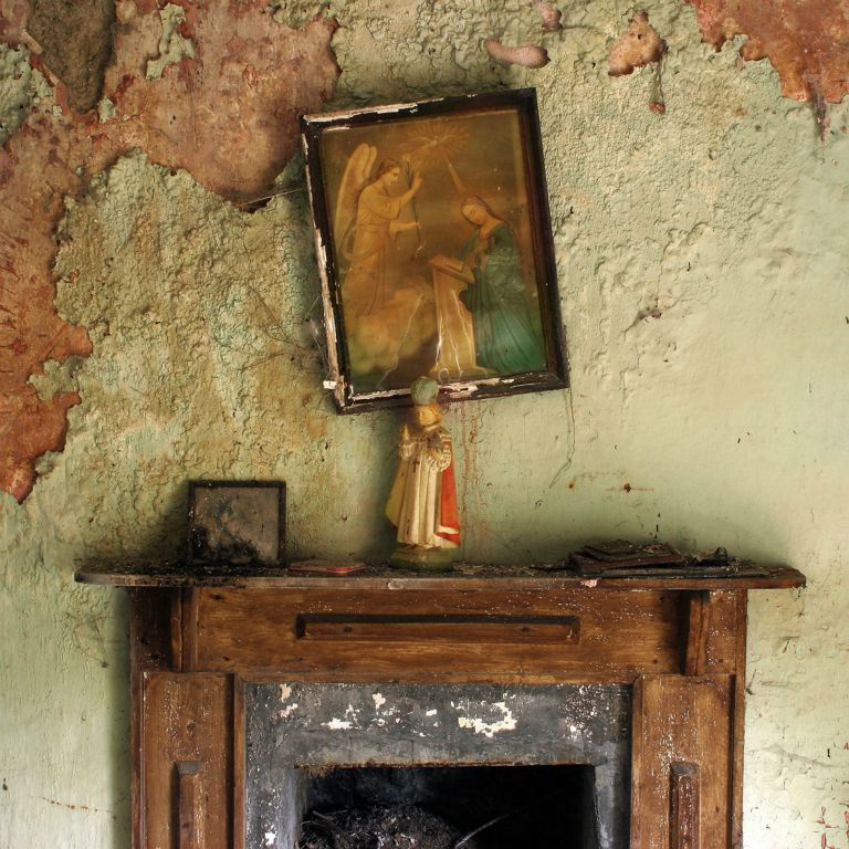 This was the only time I came across a statue of the Infant of Prague with its head on.  The picture slightly askew is of the Annunciation where the Archangel Gabriel tells the Virgin Mary that she would become the mother of Jesus.