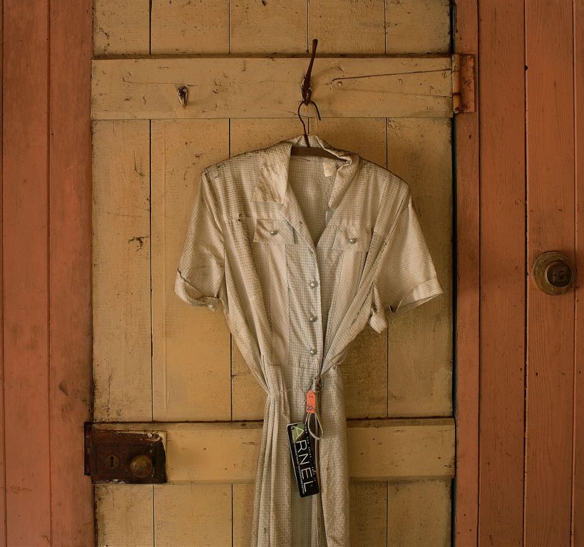 Hanging behind a door was a dress with its purchase labels still intact, ‘You can relax....This is ARNEL’ is on the label. Did items of fashion in places like Queens and Brooklyn have no place in rural Ireland of the 1950’s or did Mary ever get the chance to wear them?