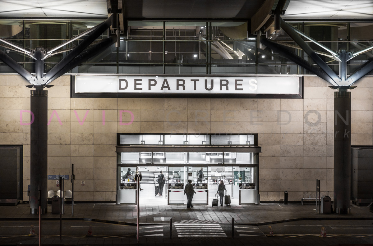 Departures. Cork Airport