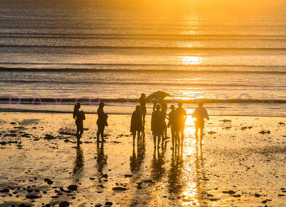 Morning Swimmers Gather at Fountainstown, Co. Cork