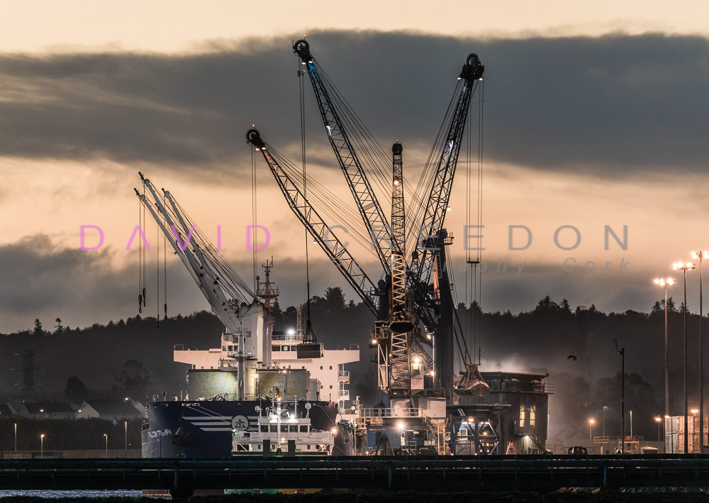 Cranes at Ringaskiddy Docks