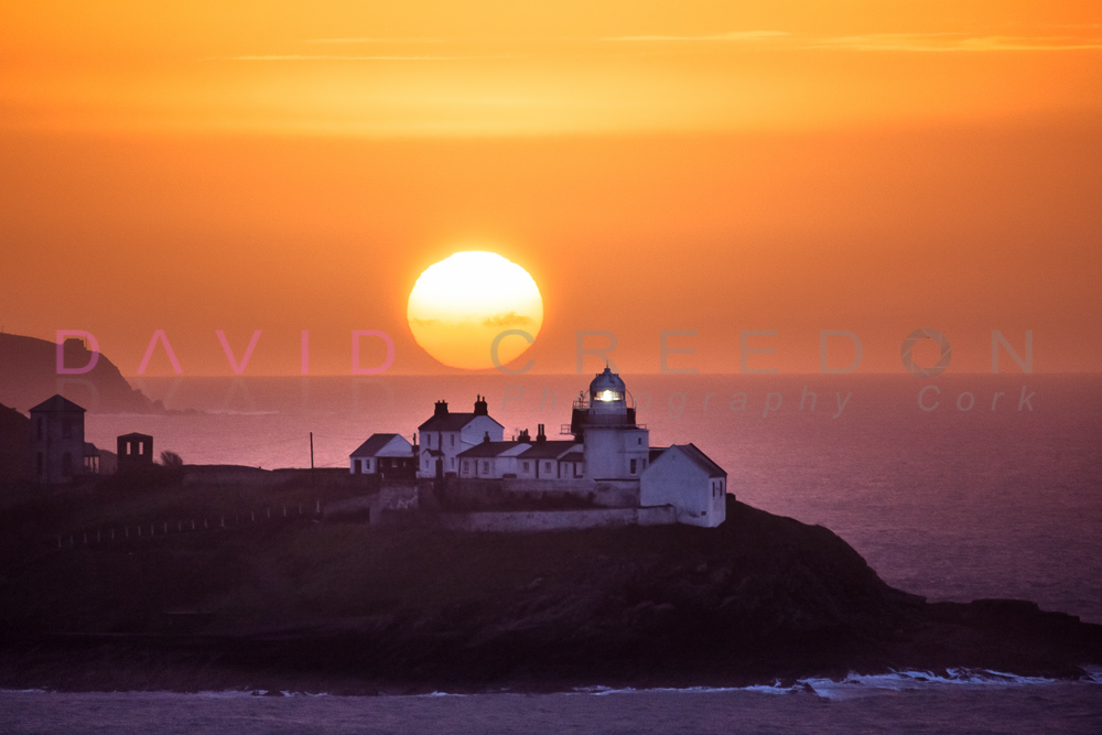 Sunrise over Roches Point Lighthouse, Cork