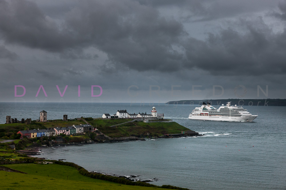 Seabourn Quest passes Roches Point