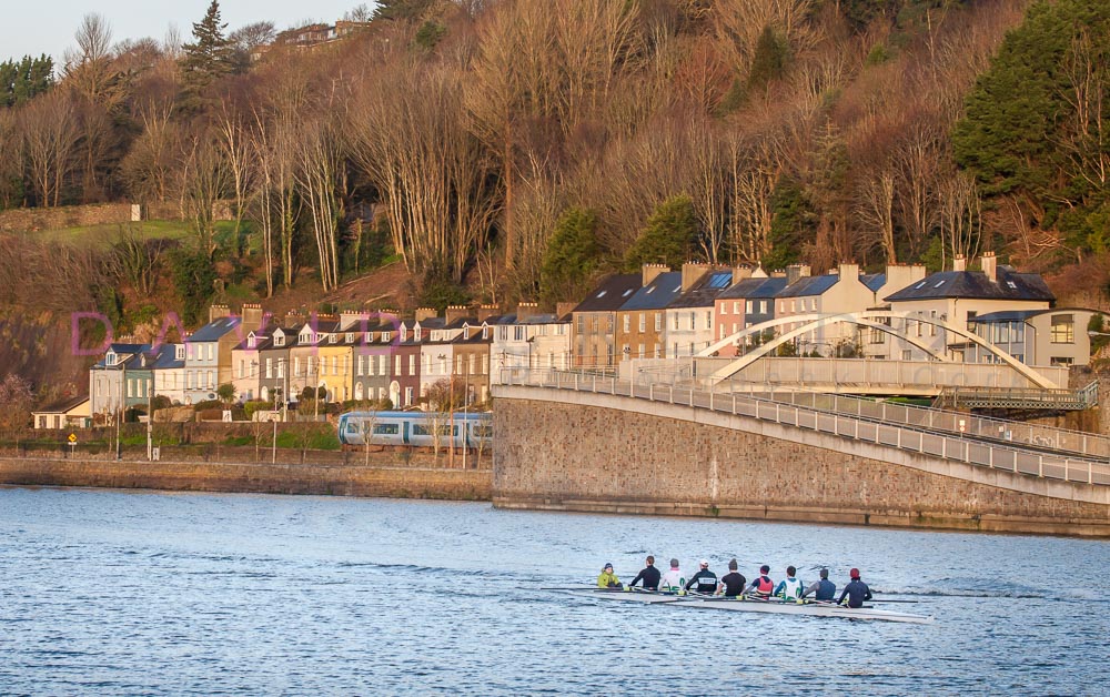 Mens Eight on the River Lee, Cork