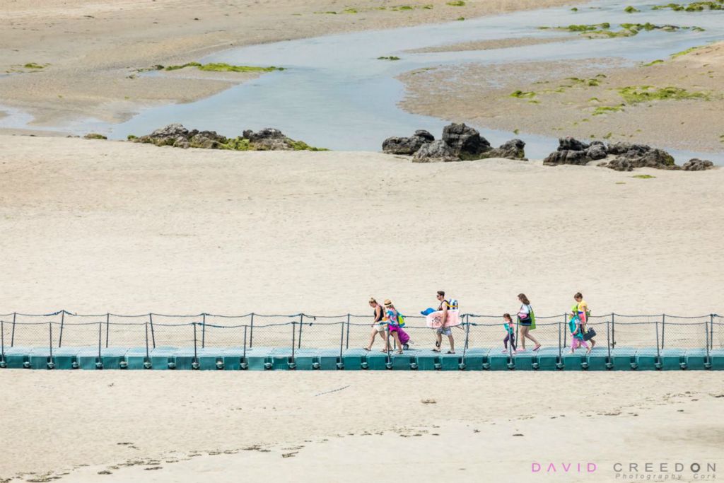 Pontoon bridge at Barleycove